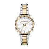 Michael Kors Damen Quarz 3 Zeiger Uhr mit Armband PYPER MK4595