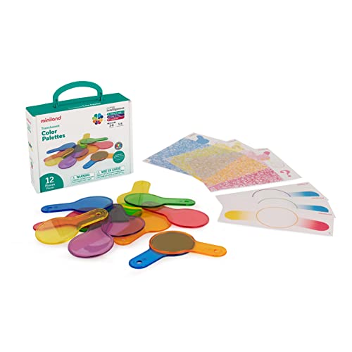 Miniland Translucent Color Palettes 12 pcs