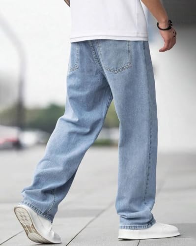 Image of AUSK Men's Regular Straight Fit Casual Jeans || Official Business wear Jeans for Men