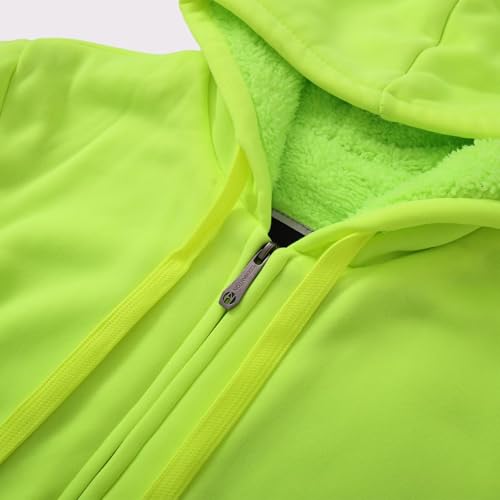 Image of LeeHanTon Men Fleece Jacket Lightweight Sherpa Fleece Jackets Zip Up Hoodie Lined Sweatshirt Coat with Pockets