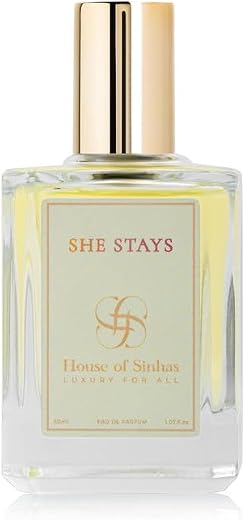House of Sinhas SHE STAYS I Perfume for Women | Long Lasting Floral Ambar Luxury Perfume | Premium Parfum for Women | High...
