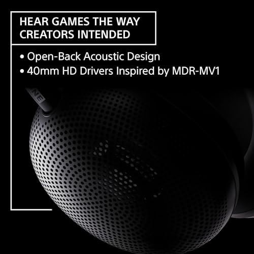 Sony INZONE H6 Air Open-Back Wired Gaming Headset for PC, PS5 & Mobile – Ultra‑Lightweight Over‑Ear Headphones, Detachable High-Fidelity Mic, 360 Spatial Sound, USB‑C Audio Box - 2