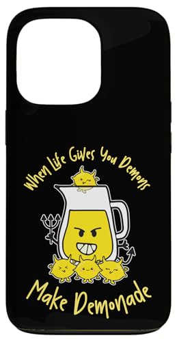 Funny Life Gives You Demons Make Demonade Lemons Lemonade �X�}�z�P�[�X iPhone 13 Pro �p