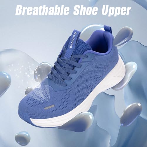 Image of Wide Toe Box Shoes Women Sneakers Extra Wide Width Arch Support Non-Slip Tennis Athletic Ultralight Running Shoes for Women Walking Diabetic Plantar Fasciitis Footwear 6-12
