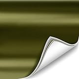 ColorFusion PPF by VViViD, Satin Stealth Combat Green Dry Apply PPF Vinyl Car Wrap Roll 1ft x 5ft