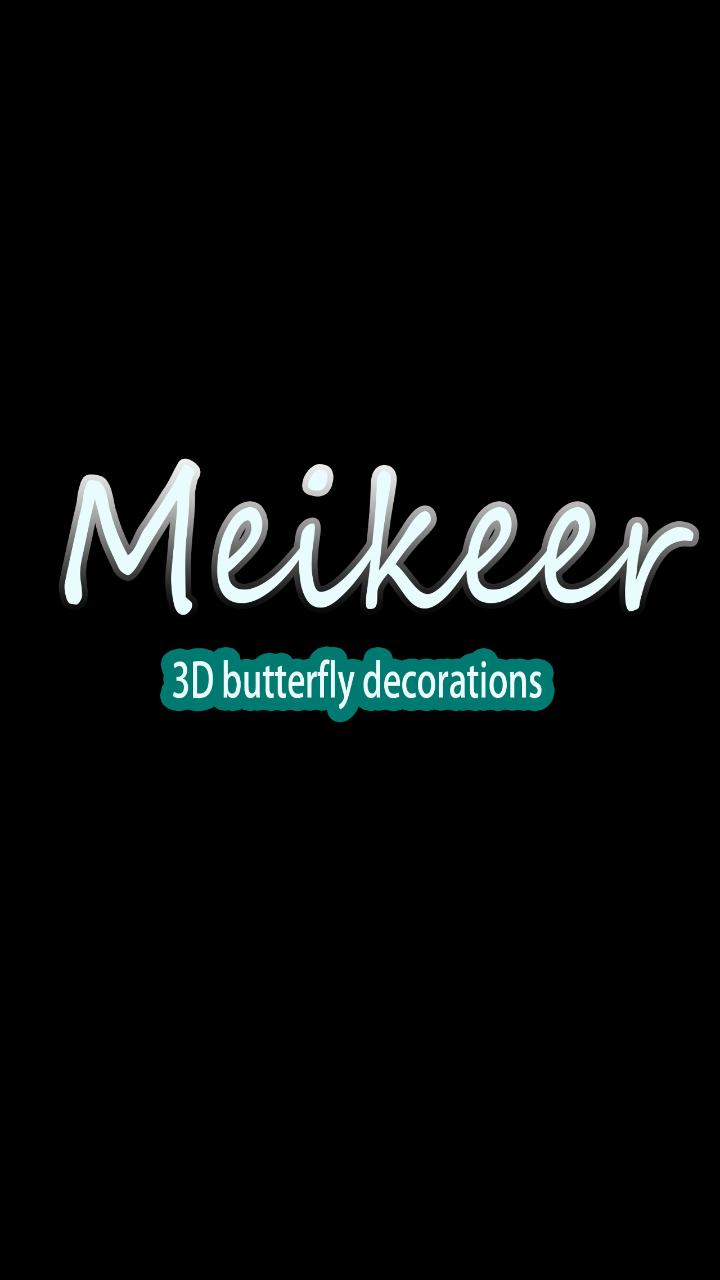 Meikeer Decoración de Mariposa 3D 48 Piezas miniatura 7