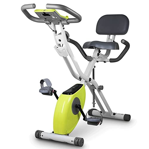 Image of Exercise Bike Folding Exercise Bike Magnetic Control Spinning Household Ultra-quiet Small Mini Weight-loss Bicycle Fitness Equipment