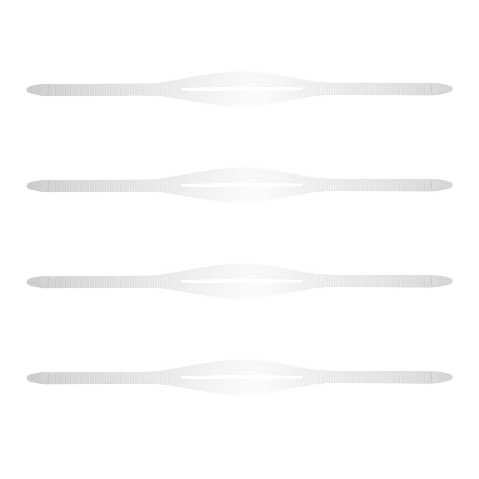 Correa de silicona transparente para gafas de buceo pack de 4 unidades ajustables 8