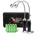 Grill Light, Grill Accessories - Christmas Stocking Stuffers for Men Dad Boyfriend, LED BBQ Light with Magnetic Base & 360° Flexible Gooseneck, Smoker Grilling Gifts for Men, Batteries Included-1 Pair