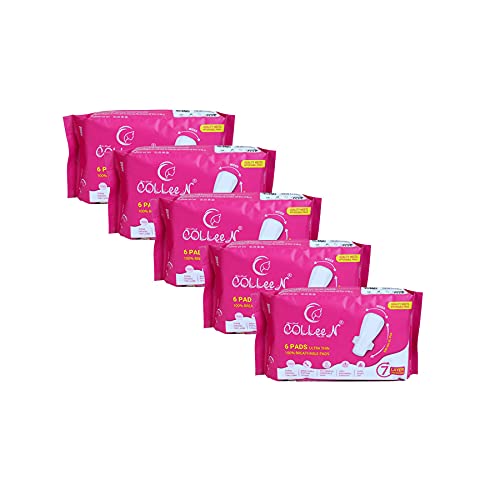 COLLEEN Breathable ultra 330mm over night 6 pad-pack of 5-qty 30 pad (B09F2RBGMK) Amazon Price History, Amazon Price Tracker