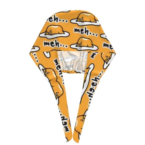Image of Cute Pug Dog Print Working Cap Scrub Cap with Sweatband,Adjustable Fashion Bandage Tie Back Hat Headwear for Women Men