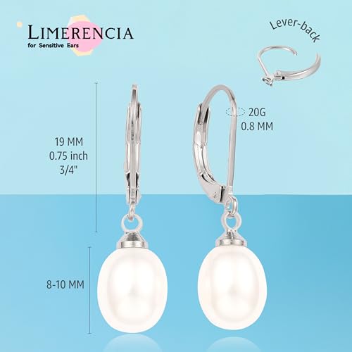 Limerencia G23 Titanium Leverback Earrings Dangle Drop Earrings for Women Fashion F136 Titanium Earrings Hypoallergenic Jewelry Gift4