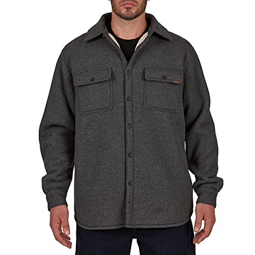Image of Smith's Workwear Mens Sherpa Heather Thermal Shirt JacketJacket