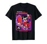 Steven Rhodes Cat Dimension Portal Retro Dark Humor Artist T-Shirt