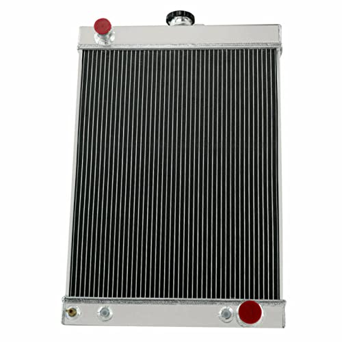 4 Row Aluminum Radiator Fit 30-50 Chevy 30's 40's 50's Transmission Cooler Hot Rod Classic