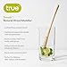 True Smash Wooden Ergonomic Contoured Handle Durable Cocktail Muddlers, Herbs and Fruit Crushers, Home Bar Accessories, 9.75