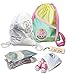 SweetHoney HoneyBag Zaino Set Asilo in Tela Per Vestiti Bambini Porta Panni Sporchi Puliti Sacca Zainetto Igienica Impermeabile Coulisse Nome Materna (Kit Bimba)
