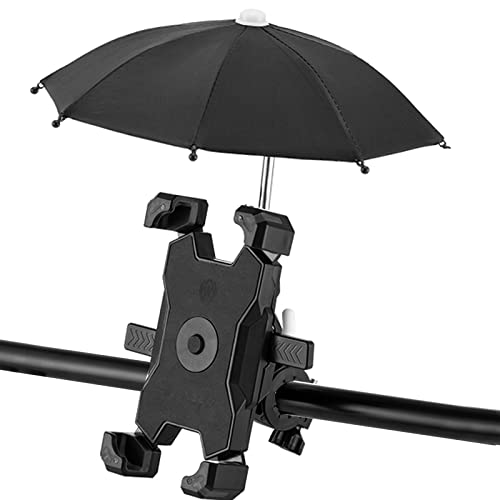 自転車 スマホホルダー スタンド 傘付き バイク スマホ ホルダー 自転車携帯ホルダー 8個スケルトン 固い 日焼け止め と雨 スマートフォンホルダー 自転車 360度回転 振れ止め すまほほるだー 自転車 (ブラック) 自転車 スマホホルダー スタンド 傘付き バイク スマホ ホルダー 自転車携帯ホルダー 8個スケルトン 固い 日焼け止め と雨 スマートフォンホルダー 自転車 360度回転 振れ止め すまほほるだー 自転車 (ブラック)