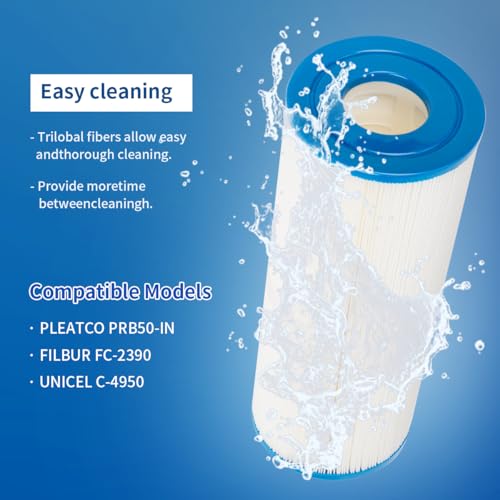 YanBan Filtr do jacuzzi do Unicel C-4326 Pleatco PRB25-in-Filbur FC-2375