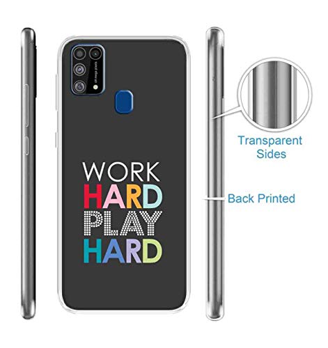Image of Amazon Brand - Solimo TPU Designer Multicolor Typography Printed Soft Back Case Mobile Cover For Samsung Galaxy M31 / M31 Prime / F41