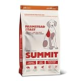 Petcurean Summit Farmstead Feast, Dry Dog Food, Pork Meal and Lamb Meal Adult Recipe with Grains, 25 lb Bag