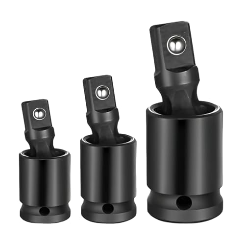 Jeu de douilles pivotantes - Jeu de clés à douille articulées - Clé à douille à ressort sphérique | Kit d'extension de clé à douille rotative à 360 ° - Jeu d'adaptateurs pour l'entretien mécanique