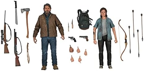NECA The Last of US 2 Pack of Two 7” Scale Action Figures – Ultimate 2 Pack Joel & Ellie