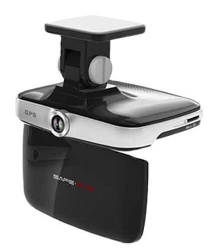 BOYO Dashcam Vehicle Digital Video Recorder with Built-in GPS with 2.4-Inch LCD