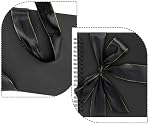 8 x 8 Inch Black Scrapbook Album - Hardcover Kraft Blank Memory Book for Wedding Baby Travel Student Record DIY Craft Projects