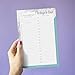 bloom daily planners Undated Daily Timed to-Do List Pad - Tear Off Planning Sheets - 6
