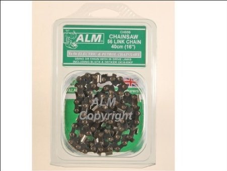 Chainsaw Chain: 30cm 45 Links Fits 30cm 12" Electric and petrol chainsaws Black & Decker Bar Length 30cm 12" 3/8" Pitch Guage 1.3mm 45 Drive Links