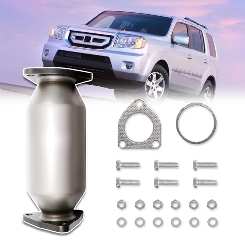 PTPDRH Catalytic Converter Compatible with Honda Accord 2003-2007 3.0L, 2005-2010 Odyssey EX/LX, 2005-2008 Pilot, 2006-2008 Ridgeline 3.5L (EPA Compliant)