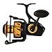 PENN Spinfisher VI Spinning Inshore/Nearshore Fishing Reel, HT-100 Front Drag, Max of 30lb | 13.6kg, Made with an All-Metal Reel Body and Spool Design,black