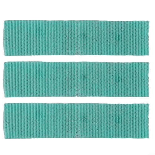 Image of 3 Pack Air Conditioner Filter Pads Cotton for AC Units 21x52mm Replacement Filters Improve Airflow Cooling
