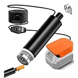 Self-Priming Water Transfer Pump for Dewalt 20V Battery, 635GPH Cordless Water Pump for Pool Draining, Pond, Garden, Tub, Tank, Aquariums