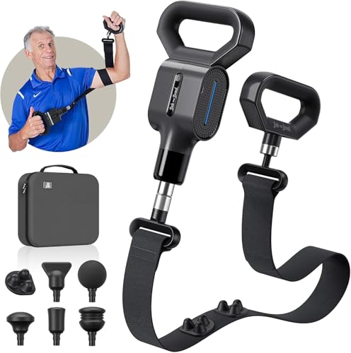 BOB AND BRAD 2-in-1 Massage Gun with Belt for Pain Relief, FSA Eligible/HSA Eligible, Dual-Purpose...