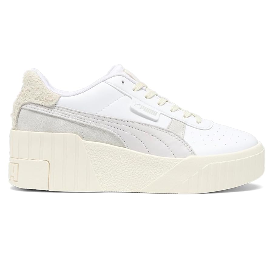 Amazon.com | PUMA Cali Wedge Thrifted Puma White/Feather