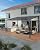 GarveeLife 12' x 16' Lean to Gazebo, Hardtop Wall Pergola with Polycarbonate Roof, Aluminum Frame Mounted Gazebo for Lawn Patio Deck Yard and Party