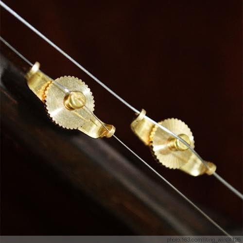Landtom Erhu and Violin Fine Mechanical Tuners/Metal/new Style/easy to Use/1 Set(2 Pieces)