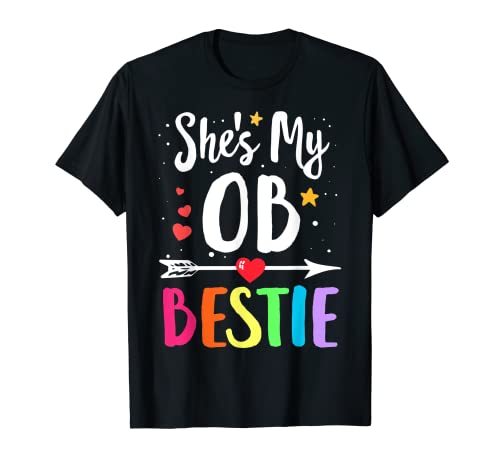 Emparejar a los mejores amigos Ella OB Nurse Bestie Enfermeras Besties Camiseta