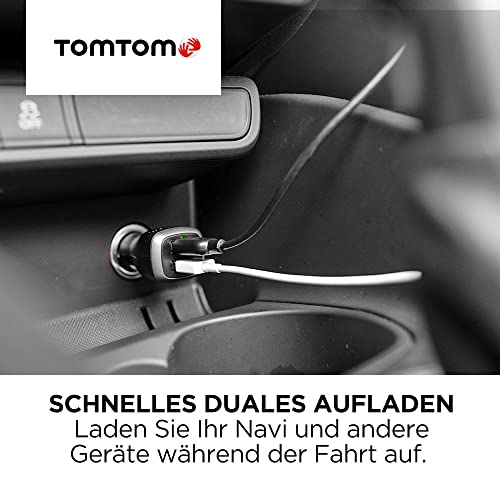 TomTom Duales USB Auto-Schnellladegerät, 2,4 A pro Anschluss, geeignet für alle TomTom Navigationsgeräte und weitere USB… - Image 3