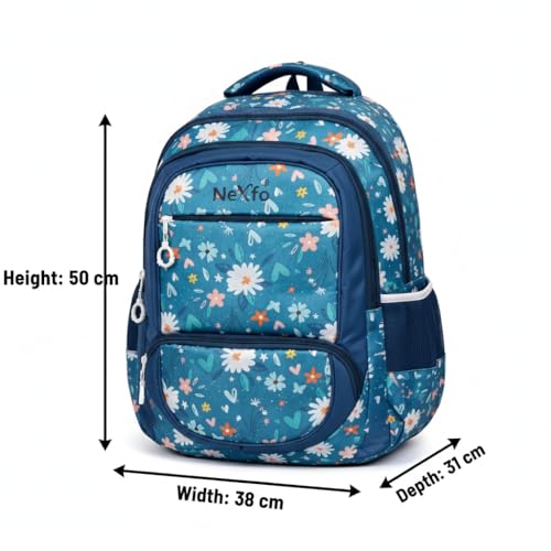 Image of TECHYBEE 45 L Expandable Travel Backpack - Flight Approved Carry On Weekender Bag with 16-Inch Laptop Compartment - Anti-Theft Large Business & College Daypack (Black)