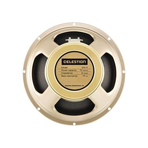 Celestion T5890 G12H-75 12-inch Creamback Guitar Speaker H-Type Heavy Magnet 75 Watts - 8 ohm