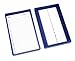 Heathrow Scientific 25-Place Microscope Slide Box, Foam Lining, Friction Fit Cover, Blue