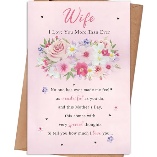 Carte de fête des mères élégante pour exprimer tout votre amour avec style