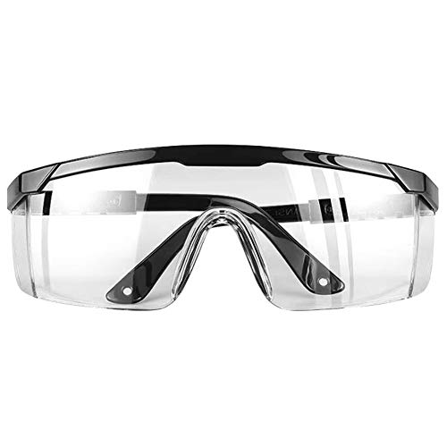 Preisvergleich Produktbild RISSME Schutzbrille Transparent,Virenschutz Uv-Schutz Antibeschlag- und Staubdicht,Schutzbrille Vollsichtbrille