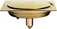 Ralo Inteligente Click 10x10 Cm Banheiro Veda Cheiro Dourado (Douradoo)