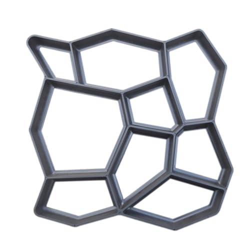 Stampi per Cemento Stampi Per Pavimentazione In Cemento Riutilizzabili, Modanature Per Pavimentazione In Pietra Da Calpestio Fai-da-te Per Esterni Per Case Di Campagna Patii Sentieri Cortili(50x50x4cm