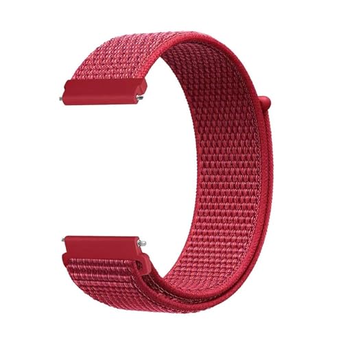 [QAICHFKS] 20mm 22mm iCXgbv Watch 5 GT5-4-3 Pro 46mm uXbg Xgoh 2/GTR 4/GTS 4/Bip 6 5/Active 2 xgp (Chinese red,Width 20m