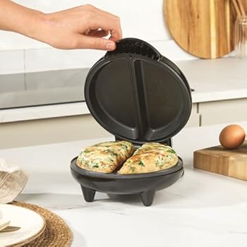 GEEPAS Dual Omelette Maker XL | Non-Stick Deep Fill Cooking | FindTheDeal
